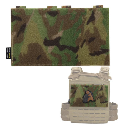 New Style 1000D Nylon Tactical Vest Patch Molle Adapter Panel Hook&Loop Converter For Attching ID Patches EDC Tool Bag