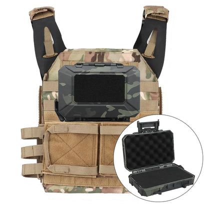 Tactical Case ABS Instant Equipment Box for Airsoft Vest MOLLE Bag Waterproof Protective Box Outdoor Hunting Storage Pouch