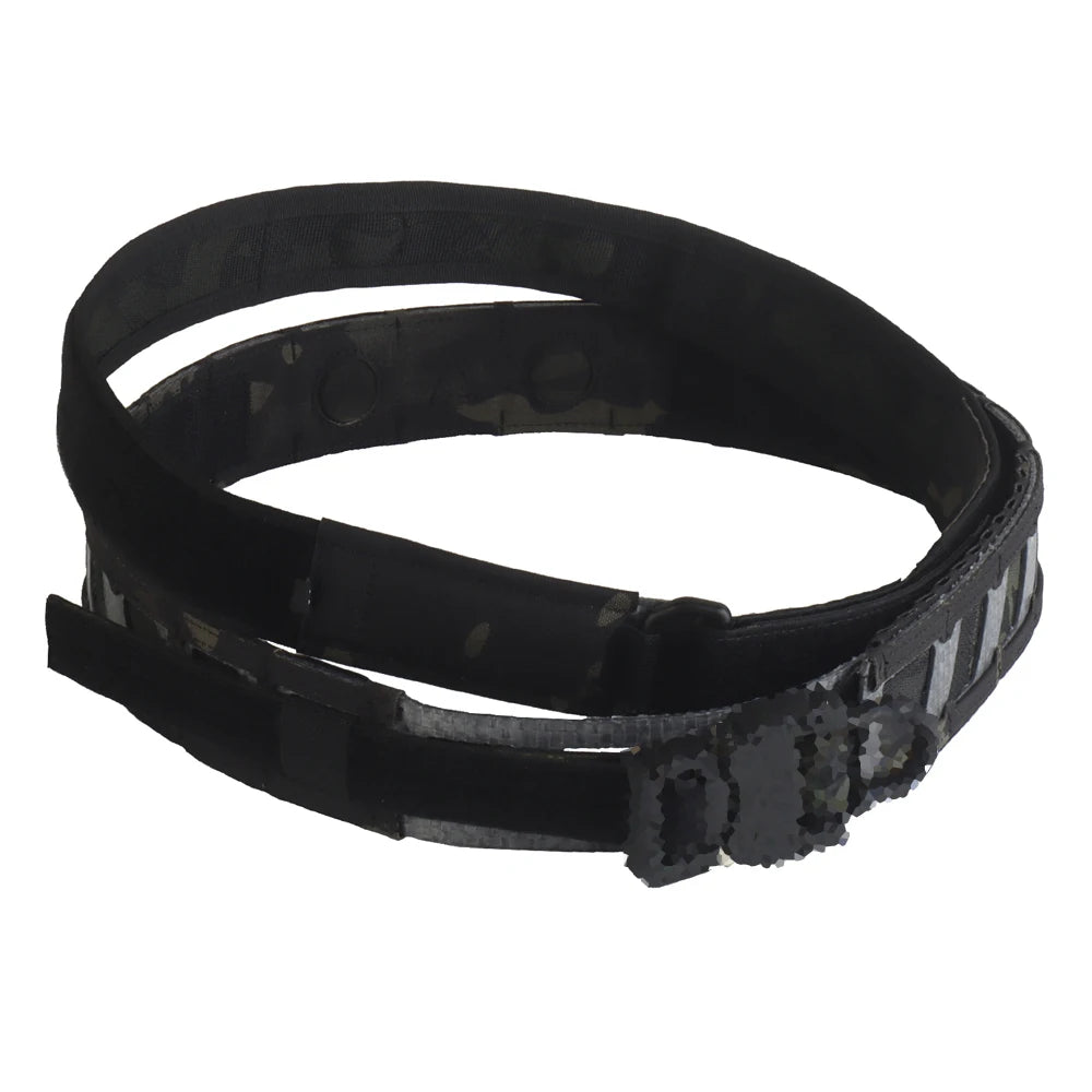 Airsoft Battle Belt Outdoor Hunting Militar Training Tactical Belt MOLLE System Magnetic Waist Belt Ranger Green M/L/XL