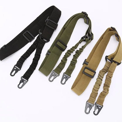 Tactical Two Points Sling Shoulder Strap Army Durable Nylon Rifle Belt Heavy Duty Sling for Outdoor Hunting Sports Accessories