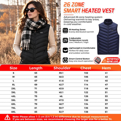 21 Heated Vest Zones Electric Heated Jackets Oversized USB Electric Jacket Men Women Winter Warm Coat For Hiking Outdoor Camping