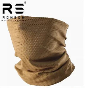 Tactical Camouflage Lightweight Mesh Fabric Sunscreen Mask Scarf Outdoor Sports Breathable Riding Sun Protection Quick Dry