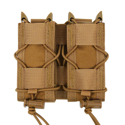 Ophidian 9mm Pistol Double/Triple Stack Magazine Pouch Molle Mag Holster Hunting Flashlight Torch Holder EDC