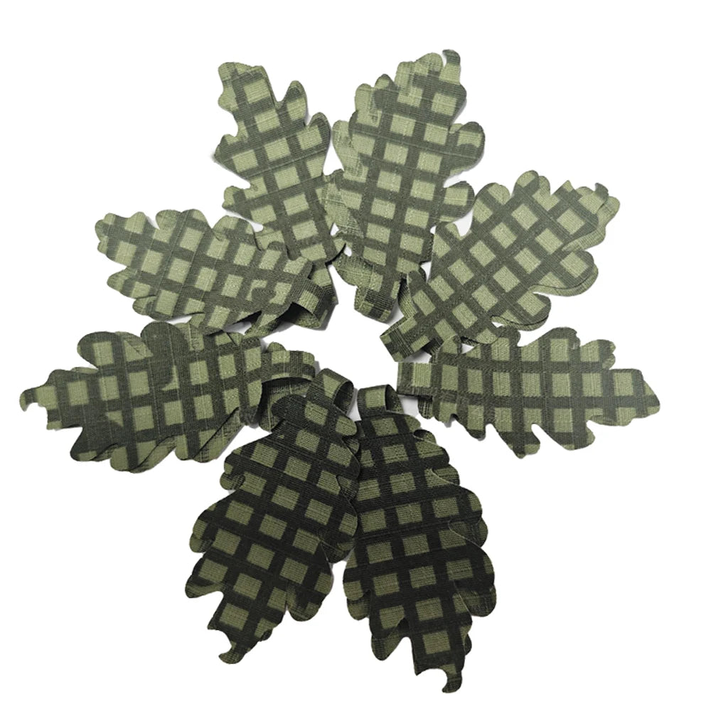 15PCS/set Tactical Hunting CS Wargame Diy Helmet Cover CP Strips for Helmet DisappearDis