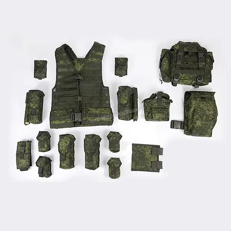 Full Sets 6sh117 Tactical Vest Body Armor EMR Little Green Man Combat Equipment Outdoor Silent Buckle MOLLE Pack Vests Cosplay