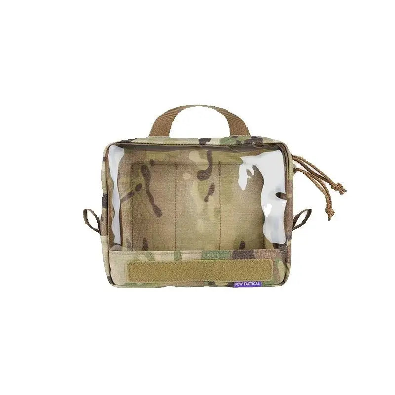 Visual Organizing And Storage Bag Made Of PET Material With Transparent Window Back Hook