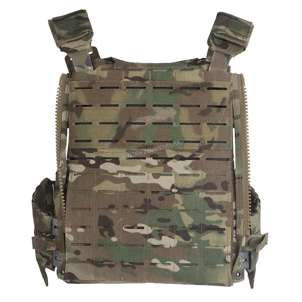 LV120 Tactical Plate Carrier Adjustable Vest Modular MOLLE Armor Carrier Quick Release Hunting Airsoft Training Gear SS Style