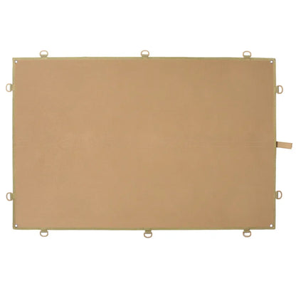 Tactical Morale Patch Panel Badge Storage Cloth Armband Display Board ID Patches Foldable Hook Loop Surface D-Rings