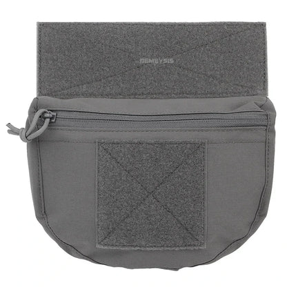 Tactical Drop Pouch Admin Pouch with Hook and Loop Panel for Tactical Vest Chest Rig Plate Carrier Outdoor Hunting Shooting Gear