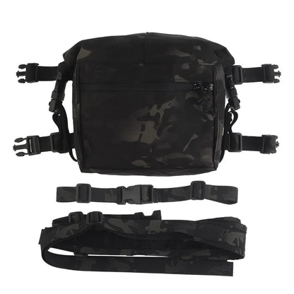 Tactical Alpha Chest Rig with Expansion Pack SS Style Load Bearing Vest (LBV) Alpha Expander Kit Pouch 34A Split MOLLE Equipment