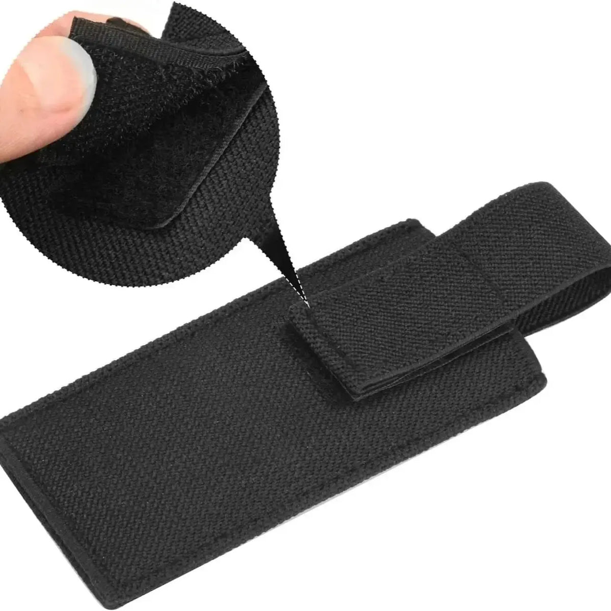 9mm Pistol Magazine Pouch Concealed Carrier Extra Single Pistol Magazine Carrier Horizontal Pouch with Safety Hook and Loop