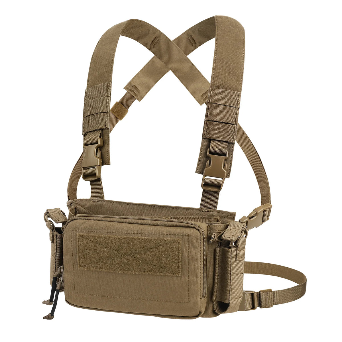 KRYDEX Tactical Micro D3CR Chest Rig with Triple 5.56 7.62 9mm Magazine Pouch Adjustable Strap Hunting D3CRM Gear Accessories