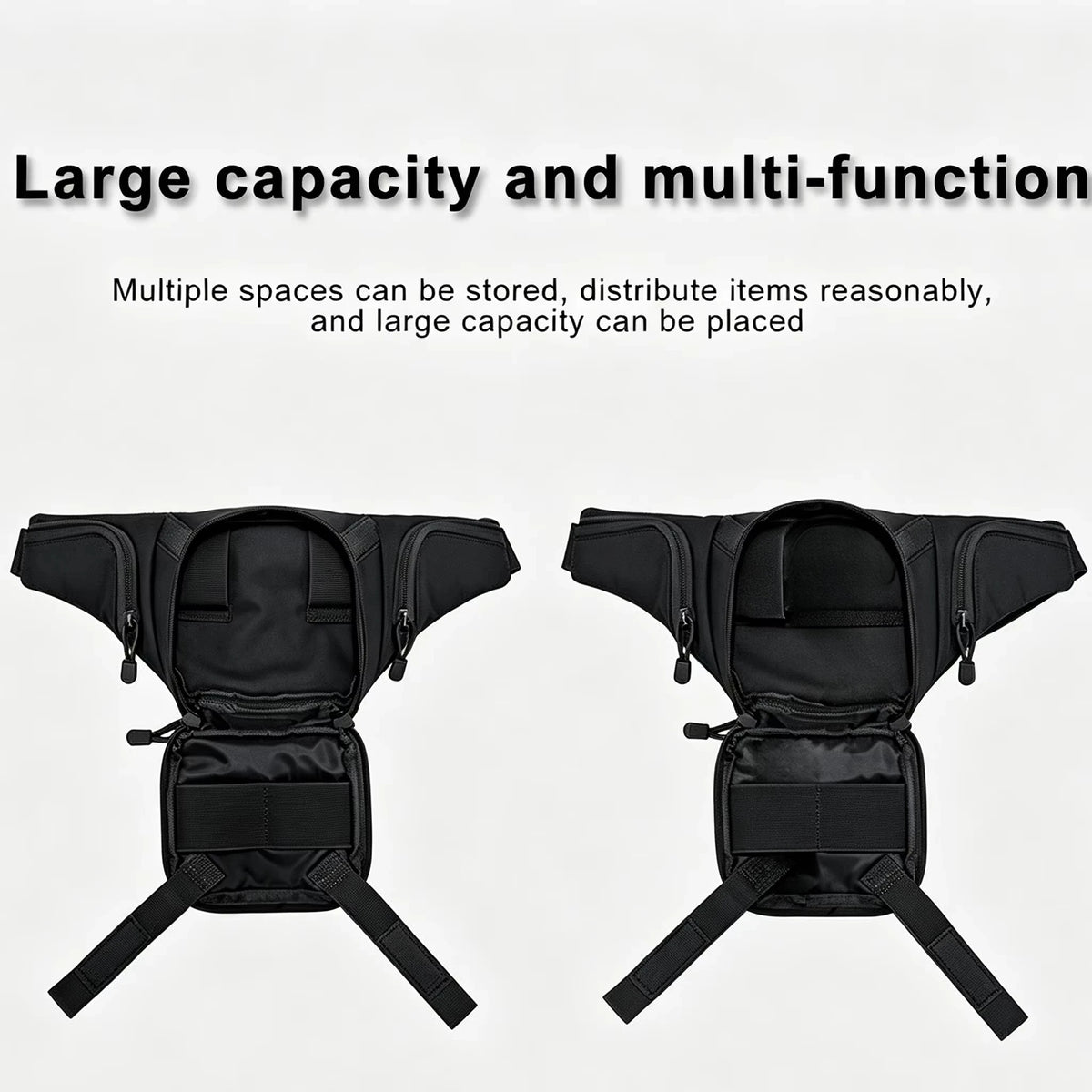 Tactical Fanny Pack Quick Release Gun Bag Concealed Carry Pistol Holster Bag Hidden Gun Pouch 9mm Handgun EDC Waist Pack