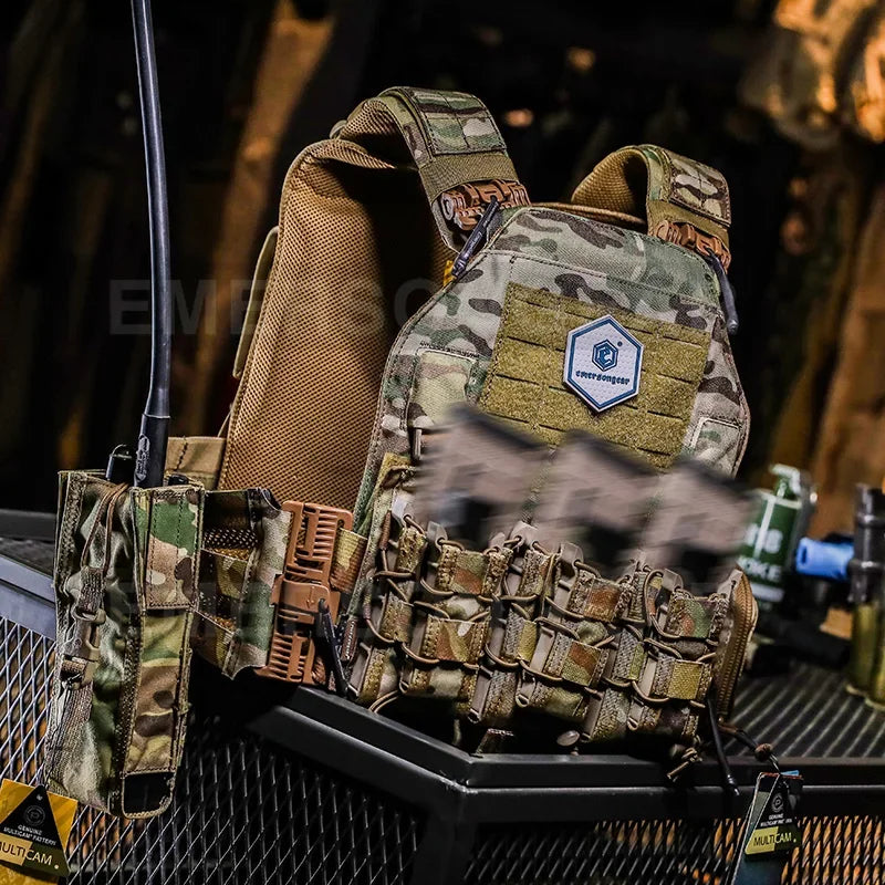 Emersongear PRC 148/152 Radio Pouch Hunting Radio Holder Bag Combat Molle Trekking Camping Daily Sports Outdoor Nylon EM8350