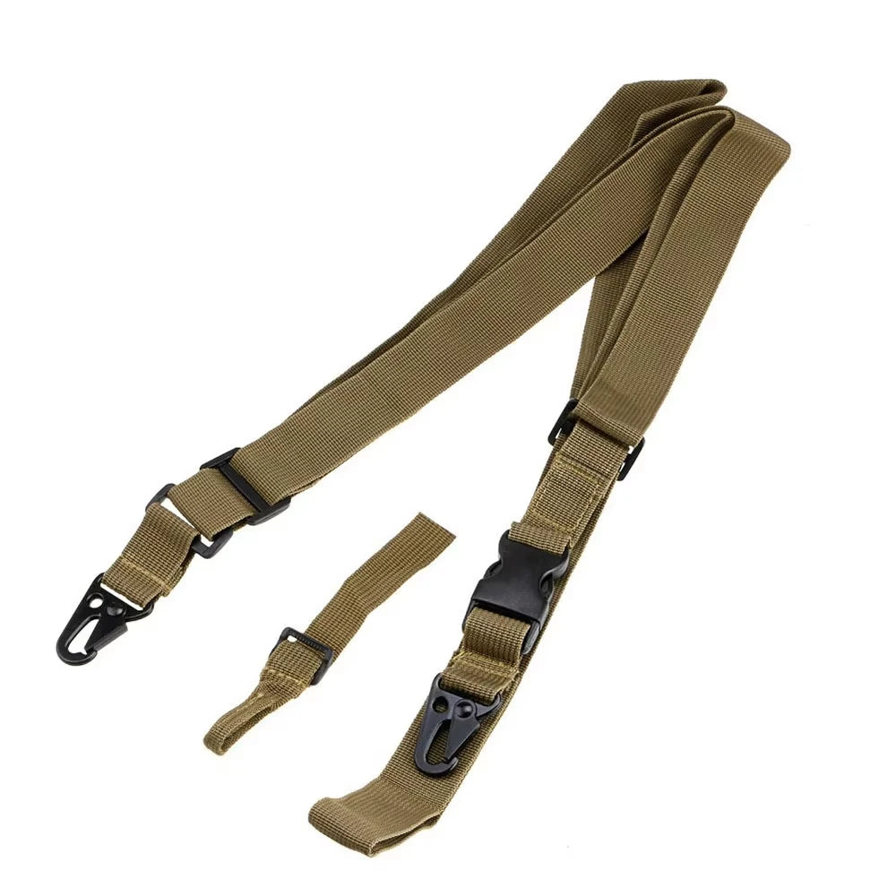 Tactical 1/3 Point Sling Shoulder Strap Multi-function Slant Strap Outdoor Hunting Field Survival Training Tape Accessories