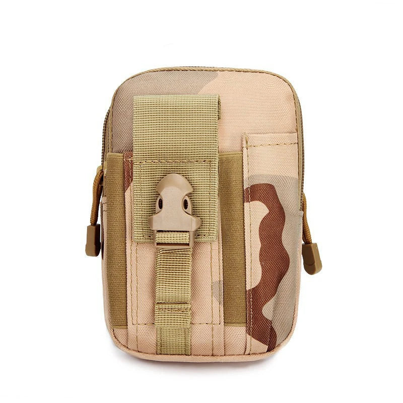 Mobile Phone Case Pouch Waist Bag Waterproof Nylon Multifunction Casual Men Waist Pack Male Small Bag