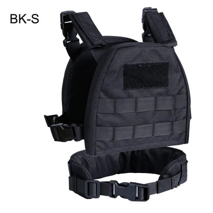Tactical Kids Vest Military Airsoft Hunting Vest for Children Camouflage Combat Gear Vests Molle Plate Carrier