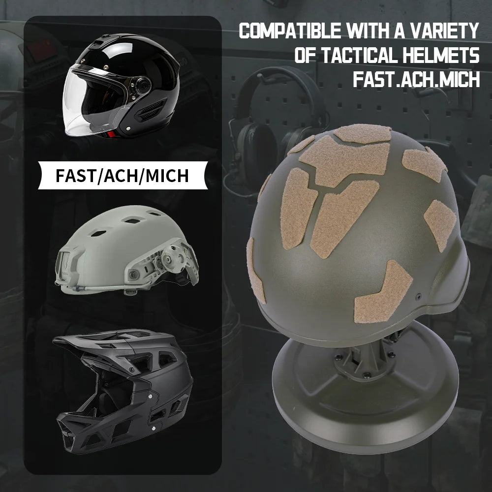 Tactical FAST Helmet Magic Sticker 11pcs Airsoft Helmet Patches Hook and Loop Sticky for Hunting Shooting Accessories