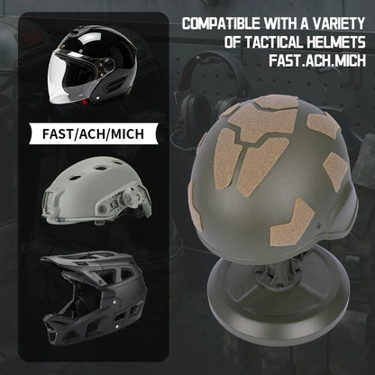 Tactical FAST Helmet Magic Sticker 11pcs Airsoft Helmet Patches Hook and Loop Sticky for Hunting Shooting Accessories