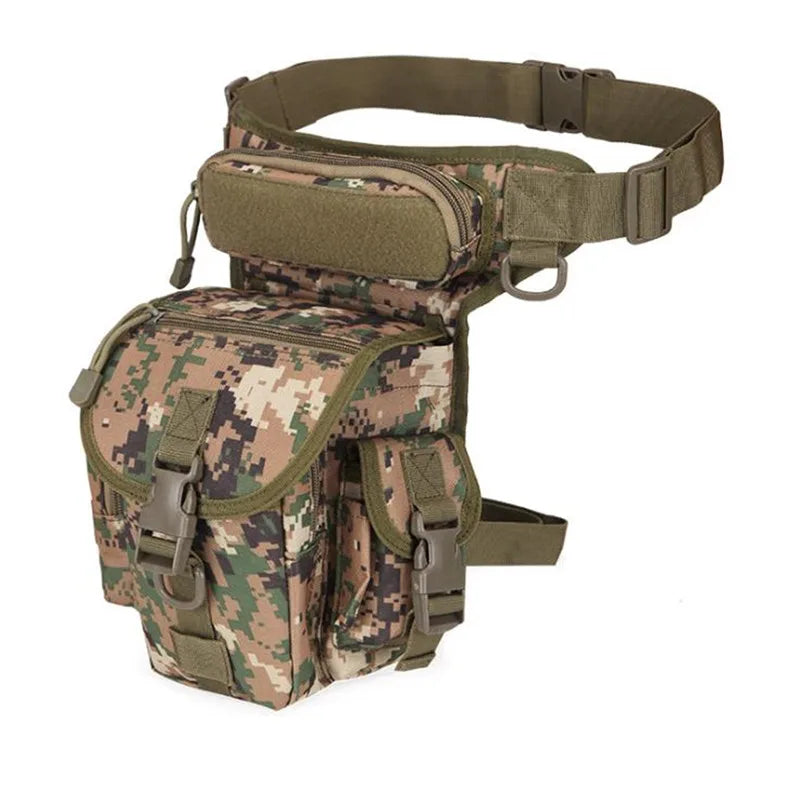 Outdoor Multifunctional Sports Leg Bag, Motorcycle Riding Men's Leg Bag, Outdoor Hiking Adventure Travel Equipment Storage Bag