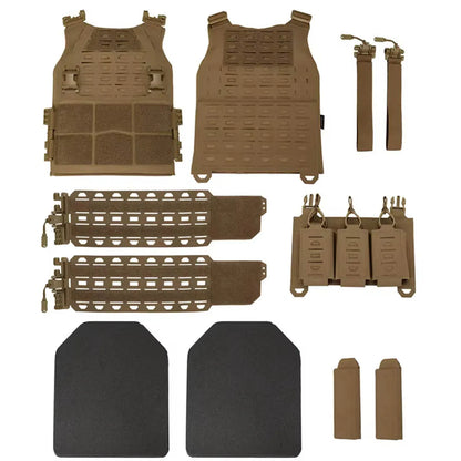 Men's Quick-Release Tactical Vest Lightweight Modular 3D Breathable Outdoor Training Vest for Shooting Hunting Hiking Camping