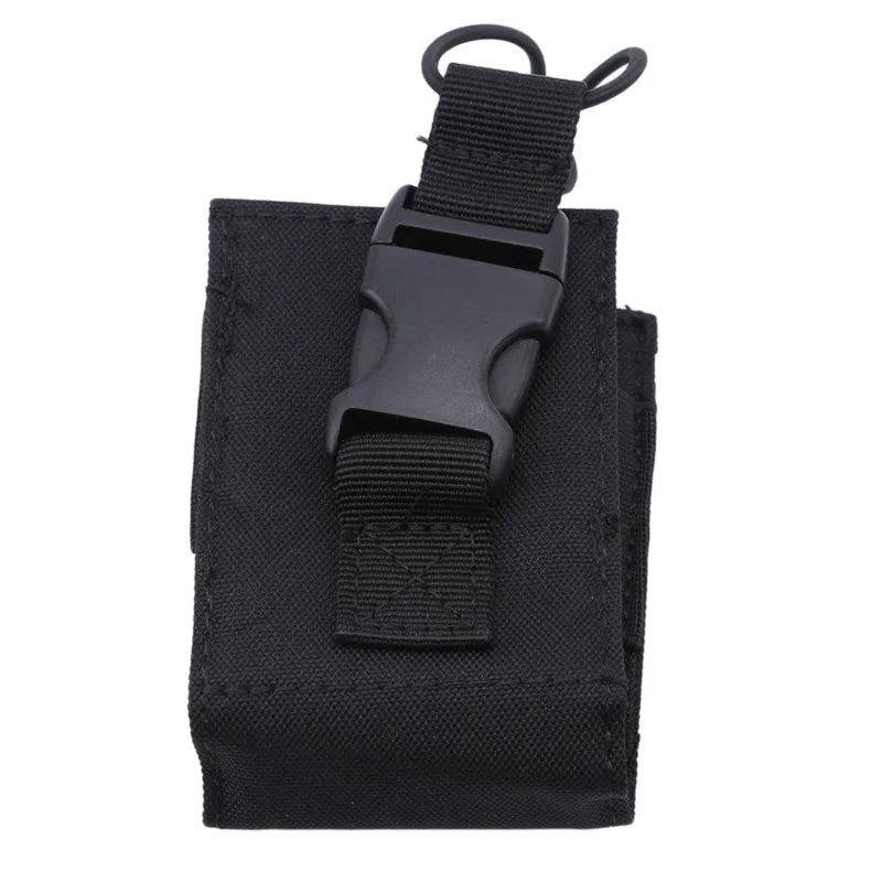 Adjustable Tactical Radio Holder Bag Molle Two Way Radio Holster Pouch Holder Oxford Duty Storage Case Walkie