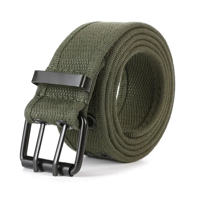 Men Belts Canvas Outdoor Belt Nylon Webbing Tactical Belt Fashion Casual Designer Unisex Belts High Quality Sports Strap FRALU