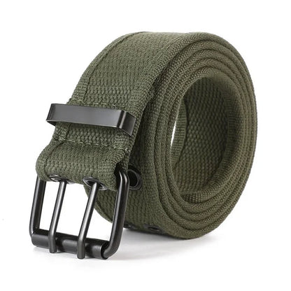 Men Belts Canvas Outdoor Belt Nylon Webbing Tactical Belt Fashion Casual Designer Unisex Belts High Quality Sports Strap FRALU