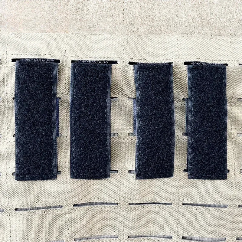 4PCS Molle Strip Adapter Vest Backpack Patch Panel Hook&Loop Converter Ribbon Strips Badges ID Patches Display Holder