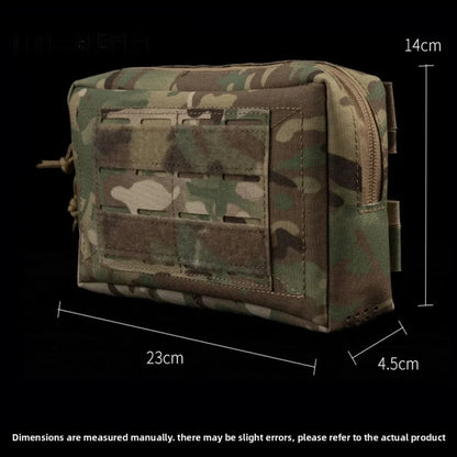 MOLLE Attach Tactical Waist Belt Accessory Pouch DIY Expansion Storage Bag for Tactical Vest