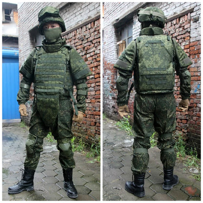 Russia 6B45 Tactical Undershirt Full Protection Wear-Resistant Breathable Vest 6B45 Jungle Digital Green Outdoor Men