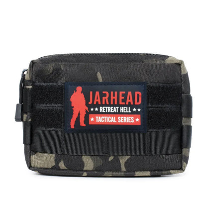 Tactical EDC Pouch Tool Storage Kit Molle Waist Bag Medical Outdoor First Aid Bag Hiking Hunting Accessories Bag With PVC Patche