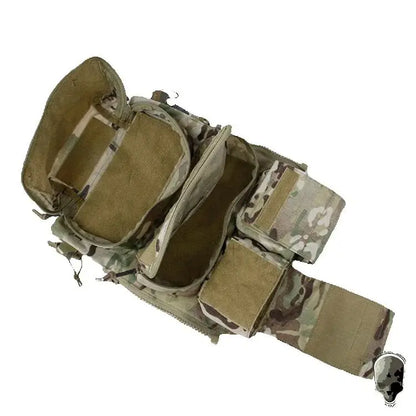 Tactical Mag Pouch Bag, Zip Panel Mag Pouch, NG Version for AVS JPC2.0, CPC Vest, MOLLE Bags 3107