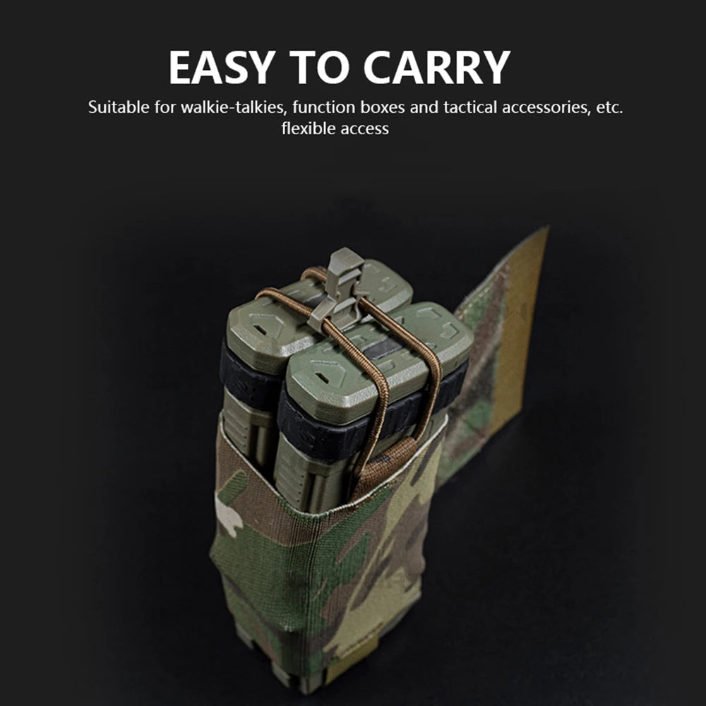 2 Pcs/set V5 PC Tactical Vest  Accessories V2 Side Pouches for Radio Magazine Tool Box Militar Hunting Vest Tactical Equipment