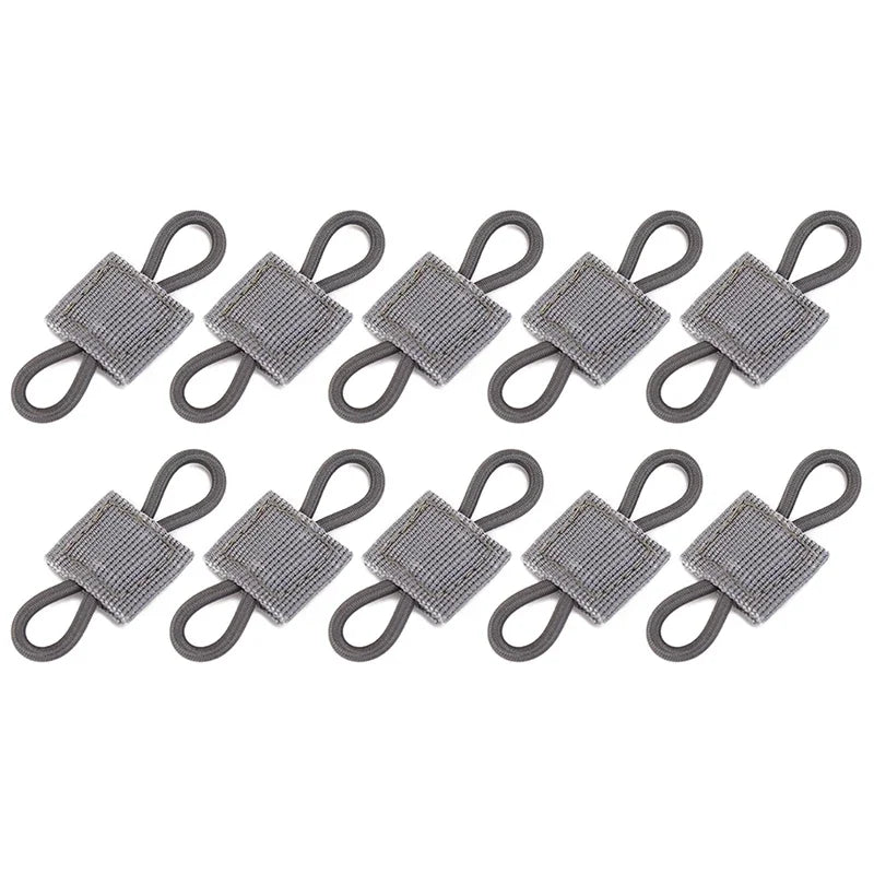 10Pcs/Pack Outdoor PTT Fixed Strap Tactical Vest Accessories Molle System Sling Adapter Buckle For Hunting Camping Accessories