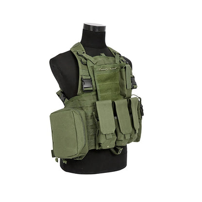 Outdoor RRV Molle Tactical Vest Combat Chest Rig Green Black War Game Body Armor Shooting Hunting Paintball Airsoft Vest Gear