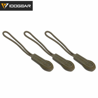 IDOGEAR Tactical Hook Handle Zipper Handle 3PCS Zipper Pull Drawstring 3952