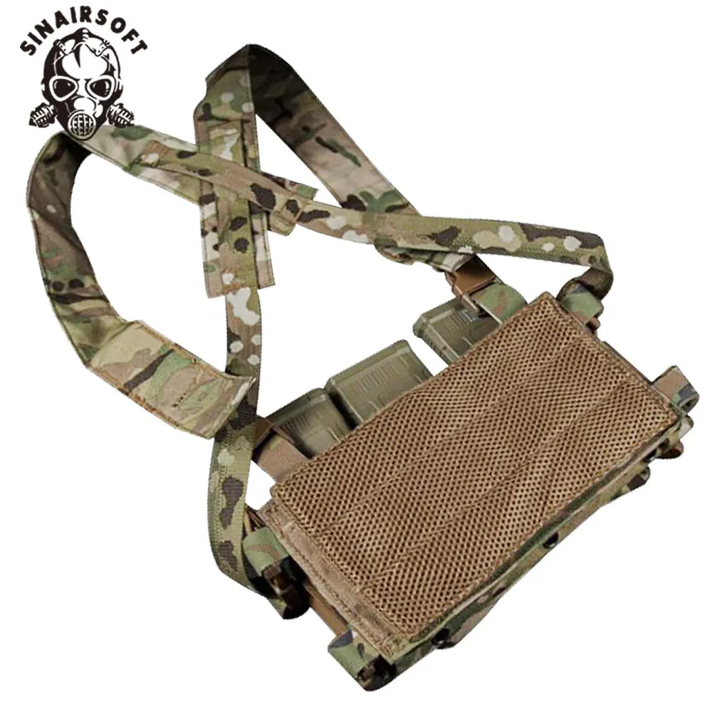 Tacitcal Breathable Cushion Mesh Pad Hanging Loop Patch D3CRM MK3 MK4 Tactical Chest Rig Hunting Vest Carrier Plate Accessories