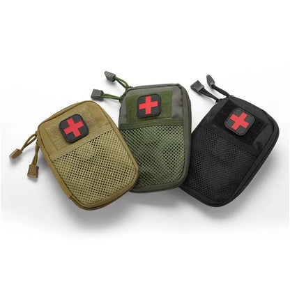 Molle Portable First Aid Bag Emergency Medical Kit EDC Storage Pouch For Camping Safari Outdoor Sports