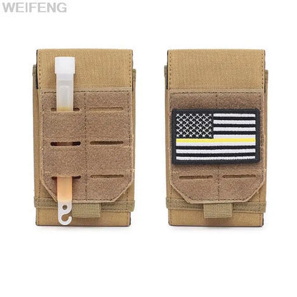 Tactical Cell Phone Belt Cigarette Pouch Holder Waist Pack Hunting Accessories Bag Outdoor Molle Mobile Phone Bag