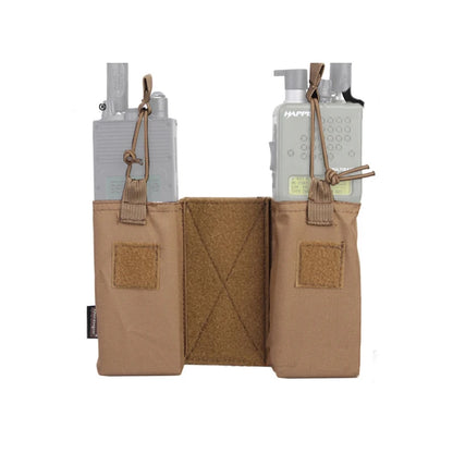 Emersongear For MBITR Radio Pouch Set For 148/152 Intercom Bag Pack Panel Outdoor Hunting Hiking Combat Sports EM8333