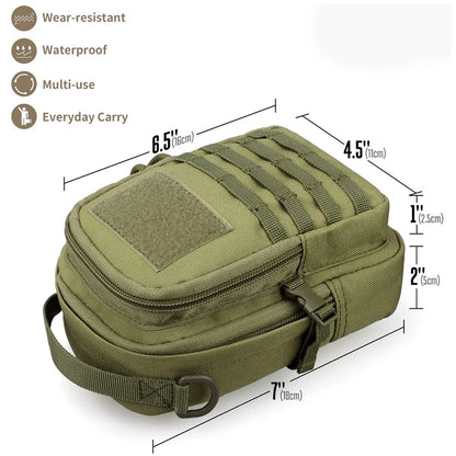 Tactical Molle Utility Pouch Outdoor Hiking Travelling Sling Backpack EDC Tool Pouch Medical Waist Packs Hunting Shoulder Bag