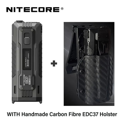 NITECORE EDC37 8000 lumens Strong light Ultimate Tactical EDC Flashlight Built-in 8000mAh Li-ion Battery