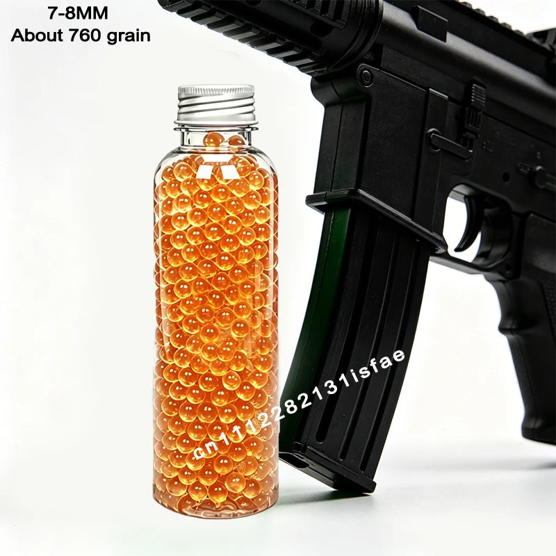 S2-Super Tough Squeezeproof Frosted Transparent EVA Pellets Uniform Full 50000Pcs 7-8mm 14+ Adult Wargame Spare Ammo