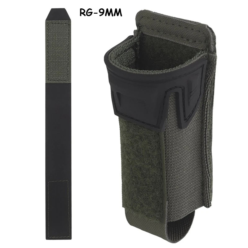 Tactical 5.56mm Single Mag Pouch MOLLE Quick Release Magazine Holder for AR15 M4 Airsoft Vest Plate Carrier Hunting Gear