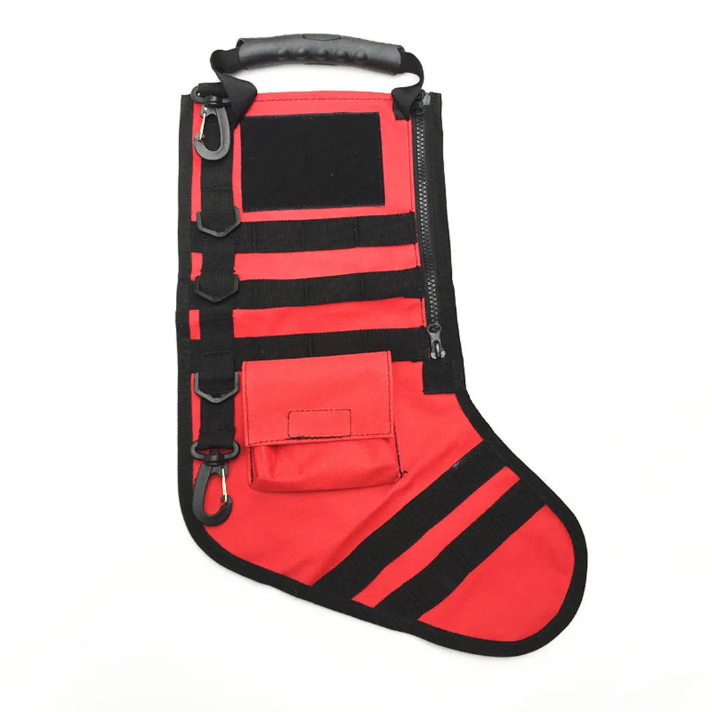Tactical Molle Christmas Stocking Bag EDC Christmas Stocking Pendant Multi-Functional Tool Storage Bag Sports Hunting Accessory