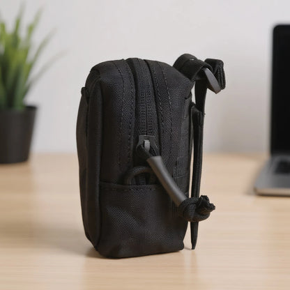 Small Tool Bag Multi-Purpose Outdoor Accessories Bag Waterproof Versatile Coin Card Purse for Travel Camping Hiking Emergency