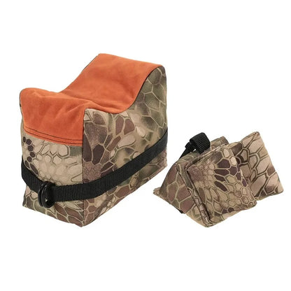Tactical Gun Rest Bag Support Stand Outdoor Shooting Sandbag Unfilled Front Rear Gun Bag Airsoft Hunting Accessories