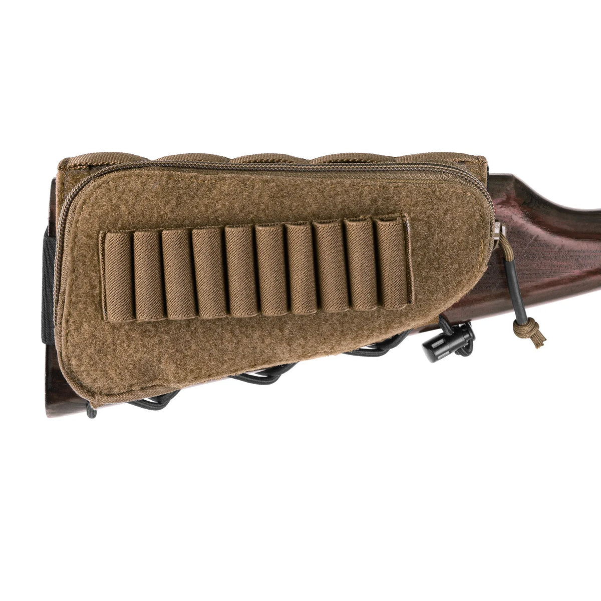 KRYDEX Rifle Buttstock Stock Pack Cheek Rest Gun Pouch Tactical Shell Holder Shot Hunting Gear Combat Accessories Right Hand