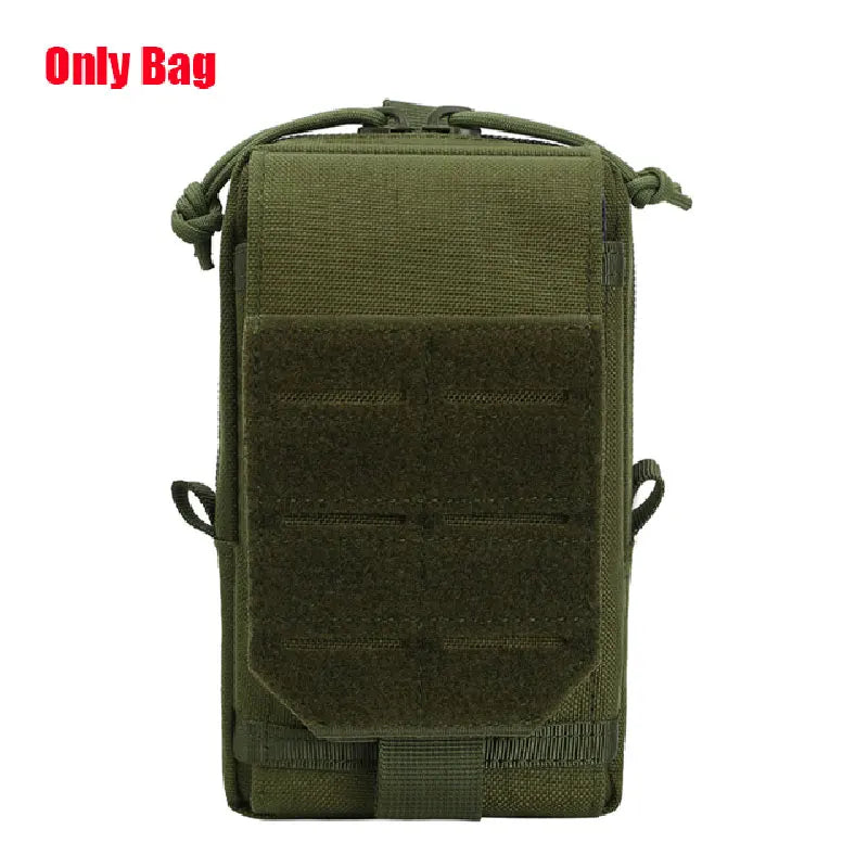 Molle Waist Pouch Outdoor Mobile Phone EDC Tactical Hunting Accessories Bag Vest Pack Cell Phone Working Tools Holder